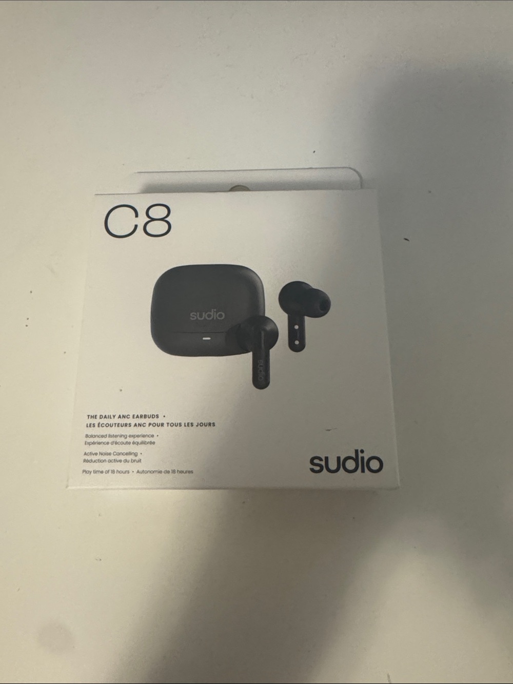 Sudio C8 True Wireless Earbuds - Black